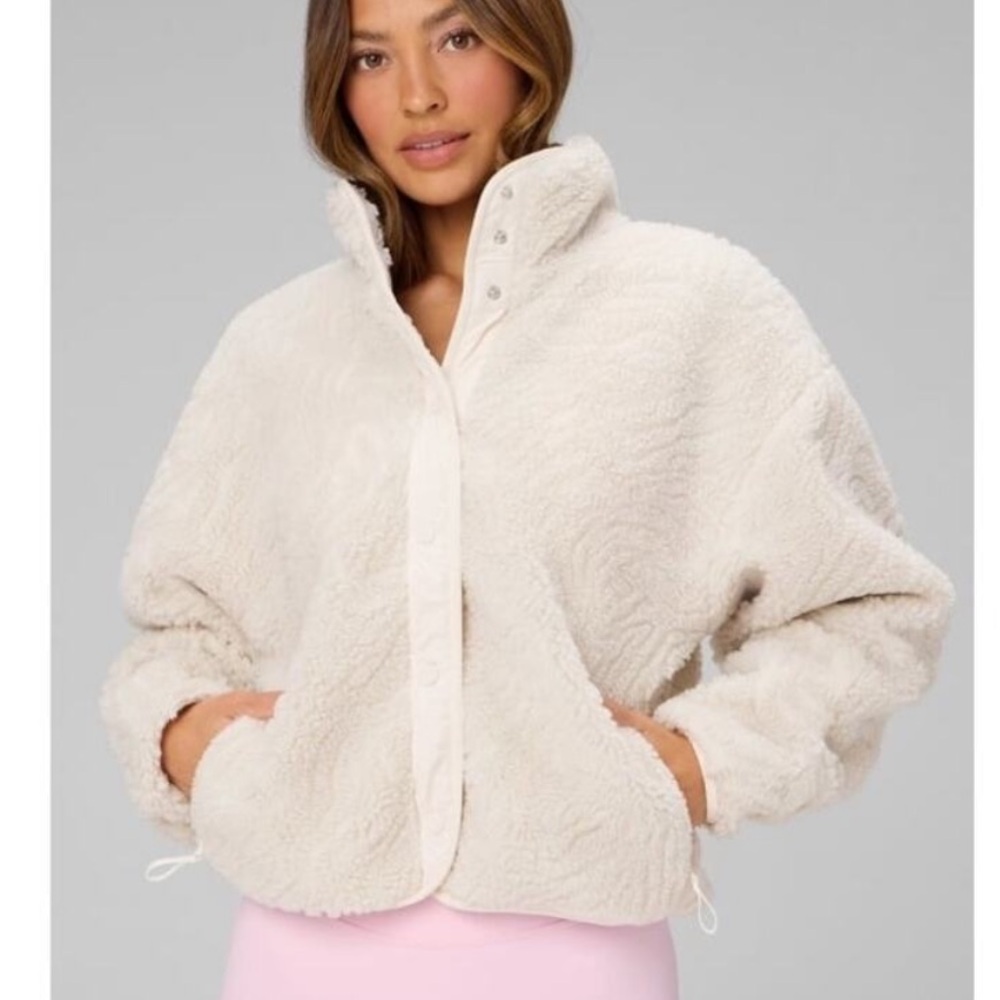 Fabletics Women's Bone Teddy Jacket - image 1